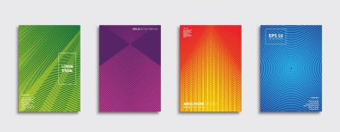 Vektör kapak tasarımları. Gelecekteki Poster şablonu. Smartphone modern arka plan ayarlamak.