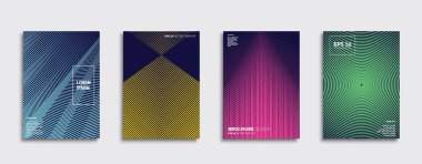 Vektör kapak tasarımları. Gelecekteki Poster şablonu. Smartphone modern arka plan ayarlamak.