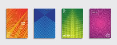 Vektör kapak tasarımları. Gelecekteki Poster şablonu. Smartphone modern arka plan ayarlamak.