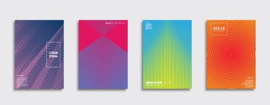 Vektör kapak tasarımları. Gelecekteki Poster şablonu. Smartphone modern arka plan ayarlamak.