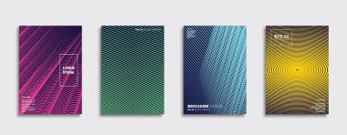Vektör kapak tasarımları. Gelecekteki Poster şablonu. Smartphone modern arka plan ayarlamak.