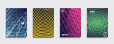 Vektör kapak tasarımları. Gelecekteki Poster şablonu. Smartphone modern arka plan ayarlamak.