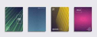 Vektör kapak tasarımları. Gelecekteki Poster şablonu. Smartphone modern arka plan ayarlamak.