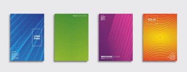 Vektör kapak tasarımları. Gelecekteki Poster şablonu. Smartphone modern arka plan ayarlamak.