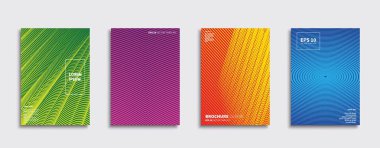 Vektör kapak tasarımları. Gelecekteki Poster şablonu. Smartphone modern arka plan ayarlamak.