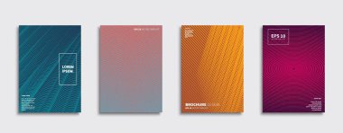 Vektör kapak tasarımları. Gelecekteki Poster şablonu. Smartphone modern arka plan ayarlamak.