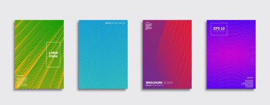 Vektör kapak tasarımları. Gelecekteki Poster şablonu. Smartphone modern arka plan ayarlamak.