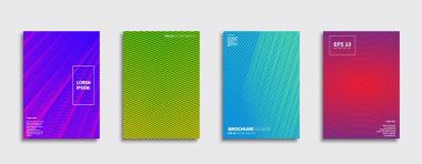 Vektör kapak tasarımları. Gelecekteki Poster şablonu. Smartphone modern arka plan ayarlamak.