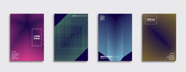 Vektör kapak tasarımları. Gelecekteki Poster şablonu. Smartphone modern arka plan ayarlamak.