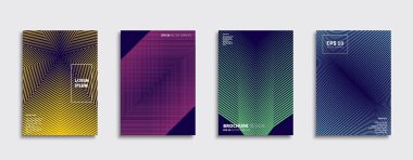 Vektör kapak tasarımları. Gelecekteki Poster şablonu. Smartphone modern arka plan ayarlamak.