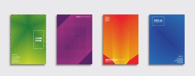 Vektör kapak tasarımları. Gelecekteki Poster şablonu. Smartphone modern arka plan ayarlamak.