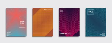 Vektör kapak tasarımları. Gelecekteki Poster şablonu. Smartphone modern arka plan ayarlamak.