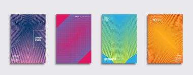 Vektör kapak tasarımları. Gelecekteki Poster şablonu. Smartphone modern arka plan ayarlamak.