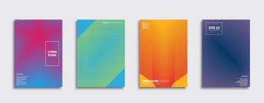 Vektör kapak tasarımları. Gelecekteki Poster şablonu. Smartphone modern arka plan ayarlamak.