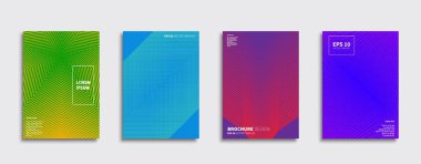 Vektör kapak tasarımları. Gelecekteki Poster şablonu. Smartphone modern arka plan ayarlamak.