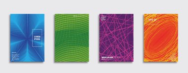 Vektör kapak tasarımları. Gelecekteki Poster şablonu. Smartphone modern arka plan ayarlamak.