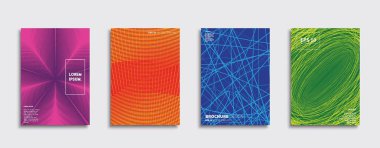 Vektör kapak tasarımları. Gelecekteki Poster şablonu. Smartphone modern arka plan ayarlamak.