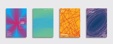 Vektör kapak tasarımları. Gelecekteki Poster şablonu. Smartphone modern arka plan ayarlamak.