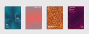 Vektör kapak tasarımları. Gelecekteki Poster şablonu. Smartphone modern arka plan ayarlamak.