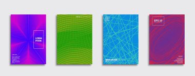 Vektör kapak tasarımları. Gelecekteki Poster şablonu. Smartphone modern arka plan ayarlamak.