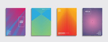 Vektör kapak tasarımları. Gelecekteki Poster şablonu. Smartphone modern arka plan ayarlamak.