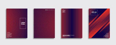 Vektör kapak tasarımları. Gelecekteki Poster şablonu. Smartphone modern arka plan ayarlamak.