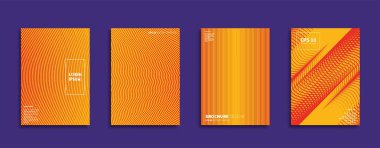 Vektör kapak tasarımları. Gelecekteki Poster şablonu. Smartphone modern arka plan ayarlamak.