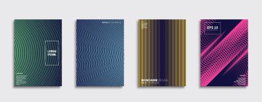 Vektör kapak tasarımları. Gelecekteki Poster şablonu. Smartphone modern arka plan ayarlamak.