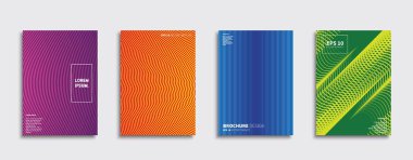 Vektör kapak tasarımları. Gelecekteki Poster şablonu. Smartphone modern arka plan ayarlamak.