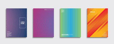 Vektör kapak tasarımları. Gelecekteki Poster şablonu. Smartphone modern arka plan ayarlamak.