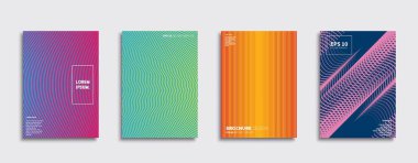 Vektör kapak tasarımları. Gelecekteki Poster şablonu. Smartphone modern arka plan ayarlamak.