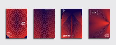 Vektör kapak tasarımları. Gelecekteki Poster şablonu. Smartphone modern arka plan ayarlamak.