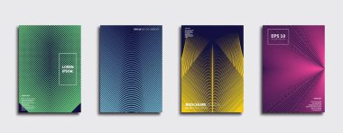 Vektör kapak tasarımları. Gelecekteki Poster şablonu. Smartphone modern arka plan ayarlamak.