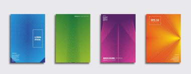 Vektör kapak tasarımları. Gelecekteki Poster şablonu. Smartphone modern arka plan ayarlamak.