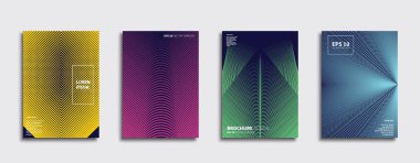 Vektör kapak tasarımları. Gelecekteki Poster şablonu. Smartphone modern arka plan ayarlamak.