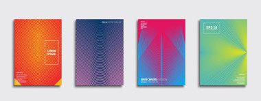 Vektör kapak tasarımları. Gelecekteki Poster şablonu. Smartphone modern arka plan ayarlamak.