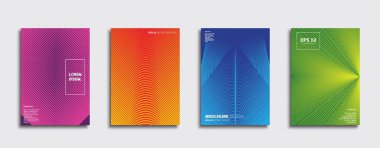 Vektör kapak tasarımları. Gelecekteki Poster şablonu. Smartphone modern arka plan ayarlamak.