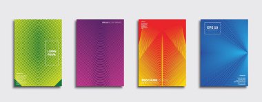 Vektör kapak tasarımları. Gelecekteki Poster şablonu. Smartphone modern arka plan ayarlamak.