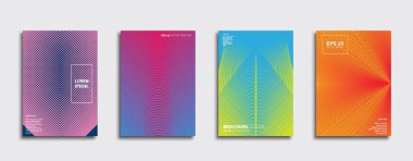 Vektör kapak tasarımları. Gelecekteki Poster şablonu. Smartphone modern arka plan ayarlamak.