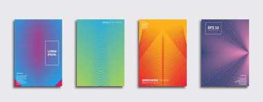 Vektör kapak tasarımları. Gelecekteki Poster şablonu. Smartphone modern arka plan ayarlamak.