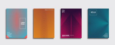 Vektör kapak tasarımları. Gelecekteki Poster şablonu. Smartphone modern arka plan ayarlamak.