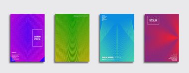 Vektör kapak tasarımları. Gelecekteki Poster şablonu. Smartphone modern arka plan ayarlamak.