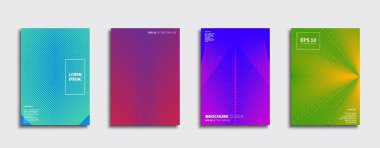 Vektör kapak tasarımları. Gelecekteki Poster şablonu. Smartphone modern arka plan ayarlamak.