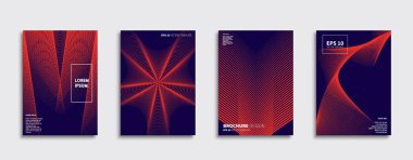 Vektör kapak tasarımları. Gelecekteki Poster şablonu. Smartphone modern arka plan ayarlamak.