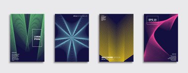 Vektör kapak tasarımları. Gelecekteki Poster şablonu. Smartphone modern arka plan ayarlamak.