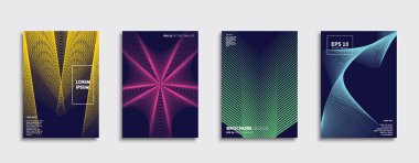 Vektör kapak tasarımları. Gelecekteki Poster şablonu. Smartphone modern arka plan ayarlamak.