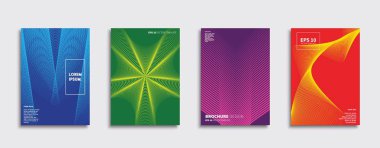 Vektör kapak tasarımları. Gelecekteki Poster şablonu. Smartphone modern arka plan ayarlamak.