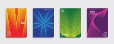 Vektör kapak tasarımları. Gelecekteki Poster şablonu. Smartphone modern arka plan ayarlamak.