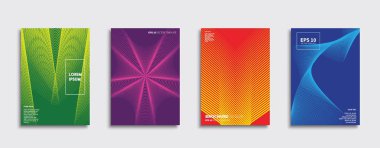 Vektör kapak tasarımları. Gelecekteki Poster şablonu. Smartphone modern arka plan ayarlamak.