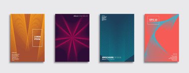 Vektör kapak tasarımları. Gelecekteki Poster şablonu. Smartphone modern arka plan ayarlamak.